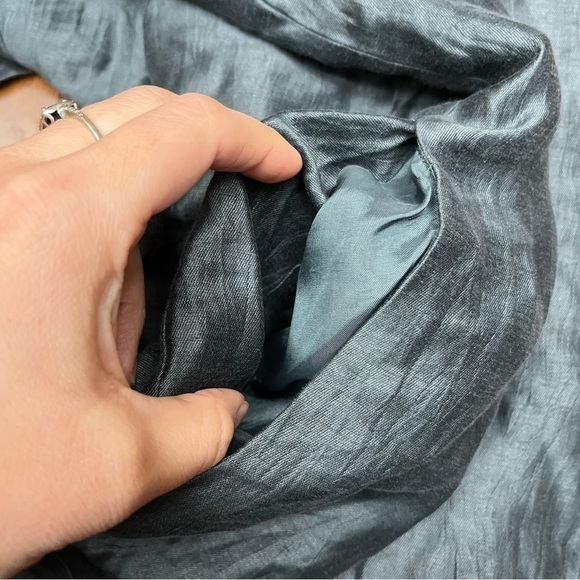 J Crew Rumpled linen Meron Shift Dress - Picture 4 of 9